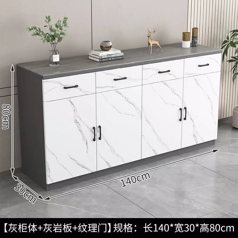 Shoe Cabinet for Home Use, Large Capacity Storage Cabinet, Rock Slab Cabinet, Tea Cabinet, Balcony Cabinet, Modern Sideboard