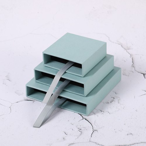 PE film box floating display box accessory packaging box ring necklace accessory storage outer box wholesale