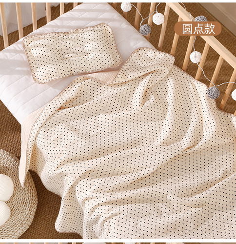 婴儿枕头棉纱布宝宝定型枕枕头幼儿园透气吸汗纯棉枕宝宝安抚枕