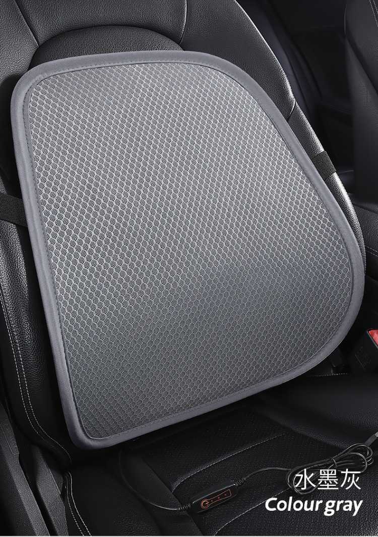 Summer Lumbar Support Cooling USB Fan Backrest Cushion Office Waist Support with Three Adjustable Wind Speeds