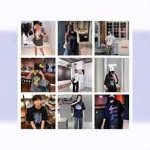 �羳����WE11 26SS�����¿�ӡ�����������ذ�������Ůͬ�����T��