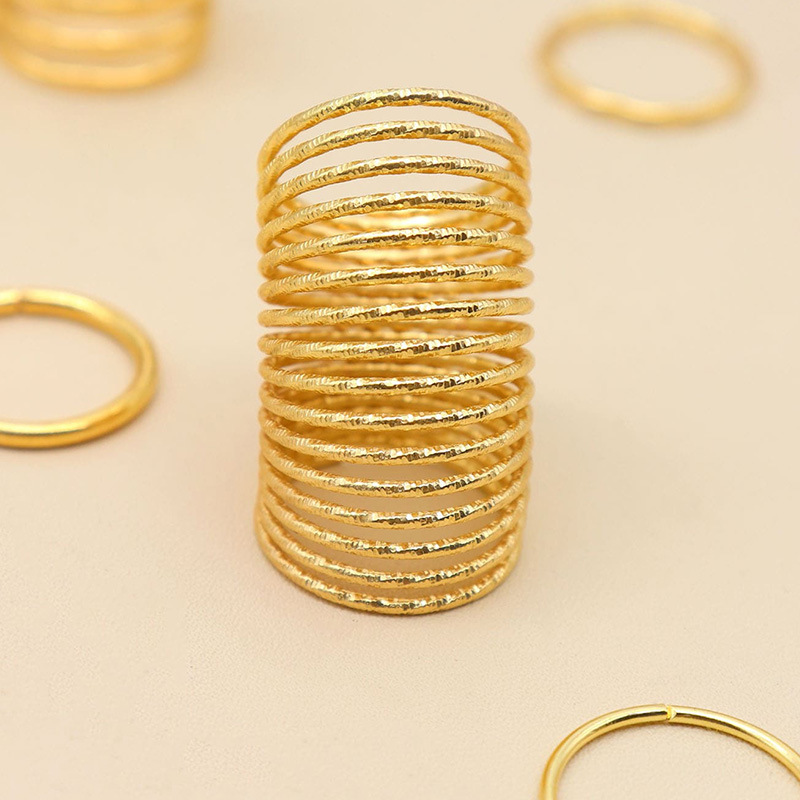 Minimalist Stackable Ring Set With Cubic Zirconia For Women_voghion.com