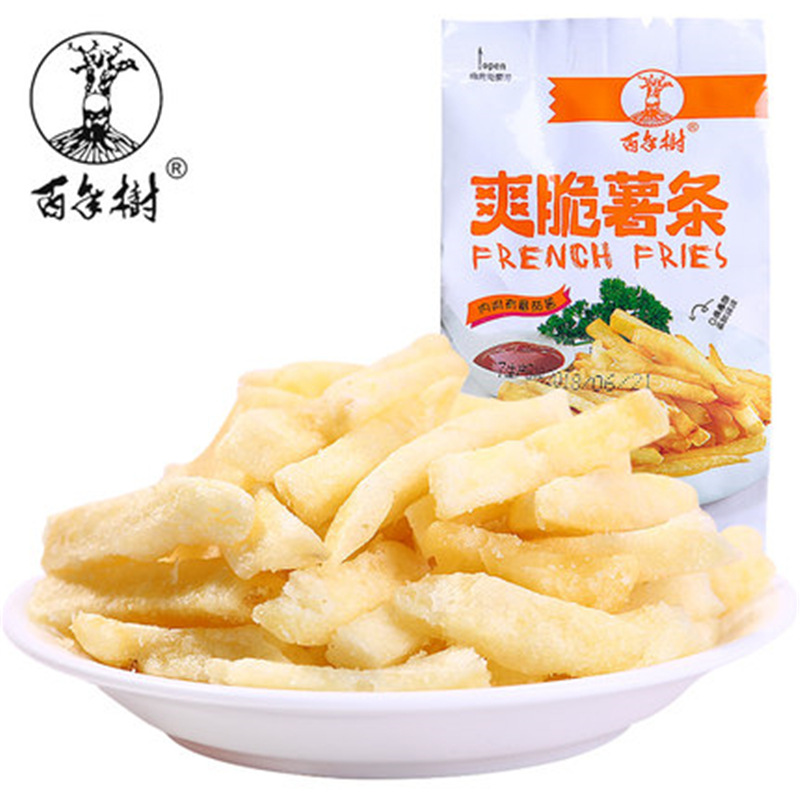 百年树爽脆薯条4斤马铃薯条番薯条番茄酱土豆条蔬果干零食品