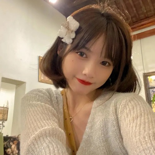 New autumn and winter plush bear hairpin side clip girl side clip bb clip versatile furry soft bangs headwear