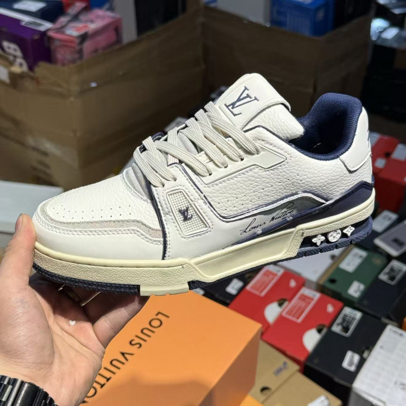 Comercio exterior Putian puro cuero original entrenador de burro de goma vacía zapatos de skate gorda para hombres y mujeres de alto lujo zapatos deportivos casuales