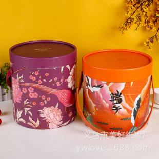 Within 35cm large diameter cylinder gift box packaging custom paper cans carton packaging paper tube custom printing logo