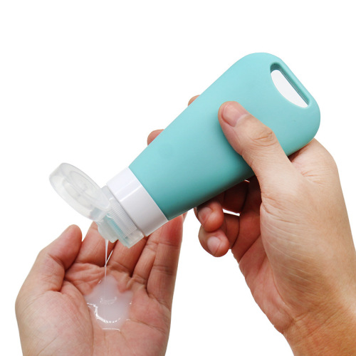 Creative silicone partition bottle travel bottle set bottle storage shampoo silicone bottle squeeze bottle Amazon silicone supply