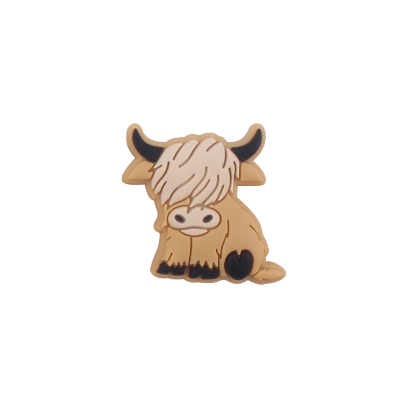 Bebé suministros de dibujos animados de silicona vaca mordedor creativo DIY bebé molar pezón cadena anti-gota cadena accesorios pequeños