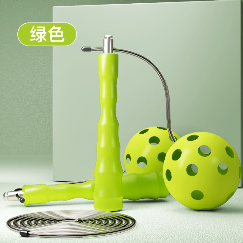 대형 레이싱 로프 볼 + 스틸 와이어 로프 겸용 그린 [볼 직경 72MM * 구멍 26개]