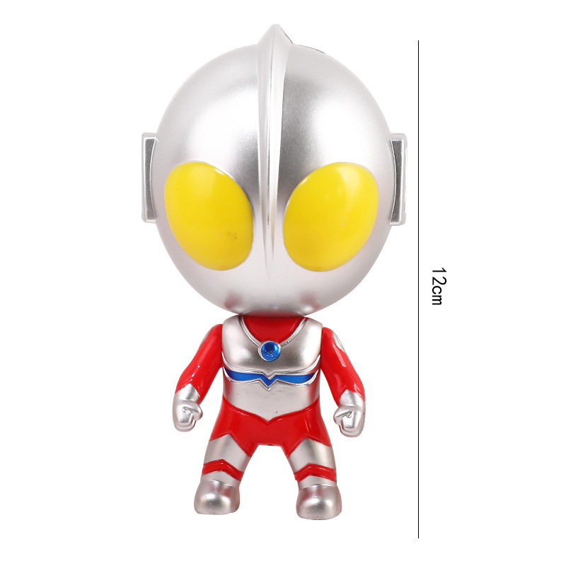 Monstruo Superman decoración de pastel adorno niño niño cumpleaños dibujos animados héroe acero dragón vestido plug-in