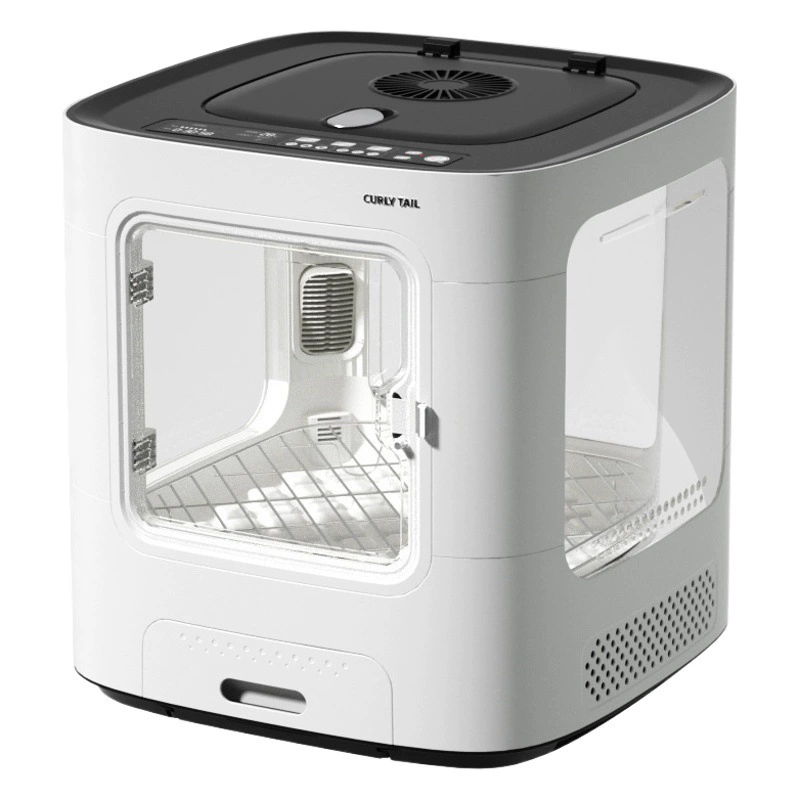Кудрявый Хвост Умная Коробка Сушки Любимчика Автоматическая Сушилка Для Кошек Бытовая Собака Купание Фен Машина Воздуходувки