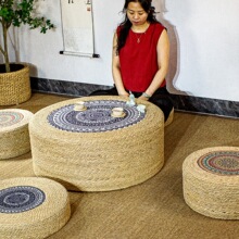 草香大蒲团打坐垫禅修垫拜地垫跪垫冥想坐垫地上草墩坐墩坐凳矮凳