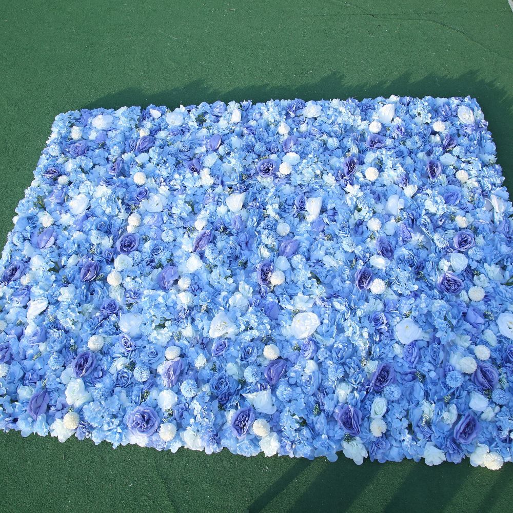 Fondo de tela simulación pared de flores pared de fondo boda decoración de bodas actividades al aire libre decoración pared de flores