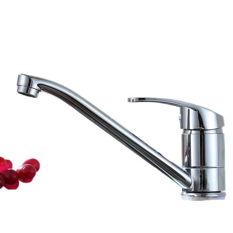 Grifo Mezclador para Fregadero de Cobre, Giratorio, Agua Fría y Caliente, para Cocina
