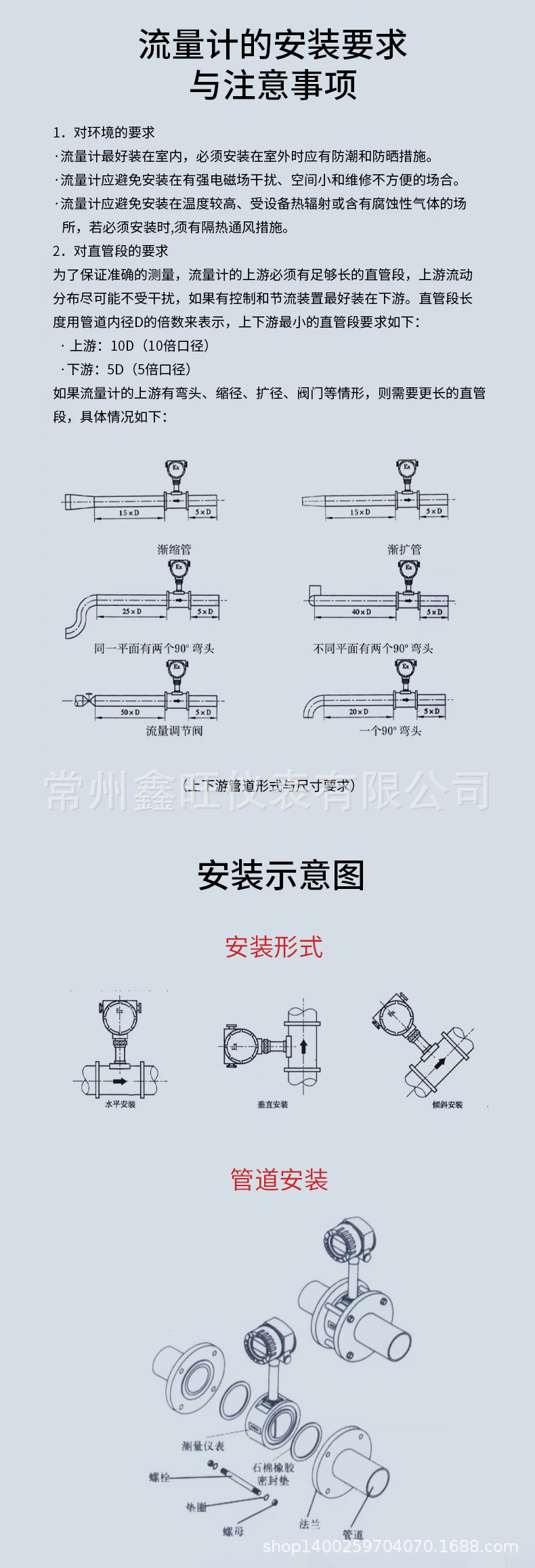 涡街流量计描述12