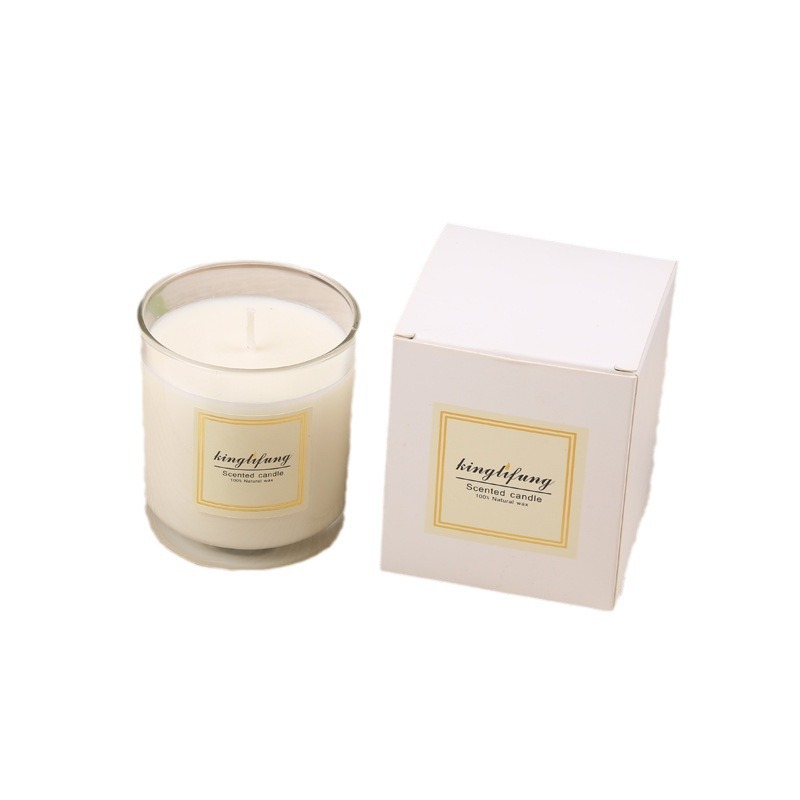 Cera de soja aromaterapia vela ins hogar simple adornos decorativos regalo de la mano fragancia recipiente de vidrio vela