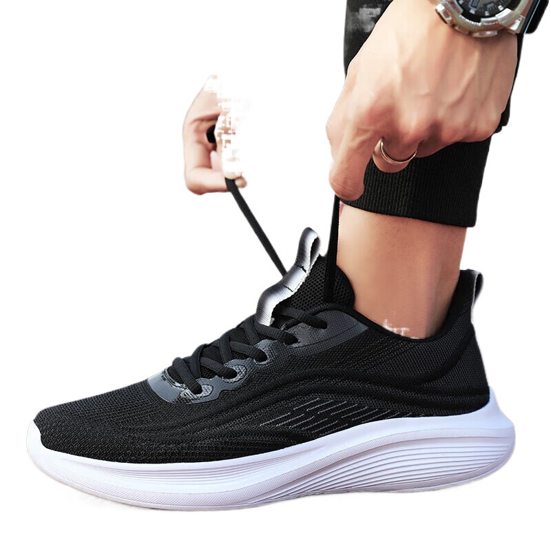 Zapatos para correr de cuerda para saltar, amortiguación, suela suave, maratón, zapatos deportivos antideslizantes resistentes al desgaste y transpirables para hombres, zapatos de amortiguación para fitness interior para mujeres