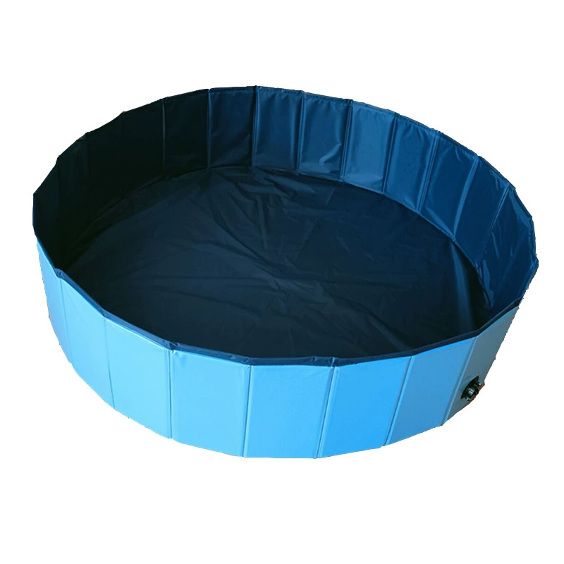 Foldable Pet Pool, Portable PVC or Composite Lining, Anti-Slip Bottom, Multiple Sizes