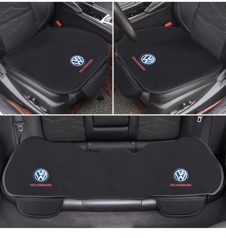 Flannel Car Seat Cushion Winter Plush Universal Car Seat Cover Suede Warm Non-Slip Car Seat Cushion Cover