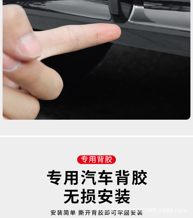 Suitable for Tesla Model Y 2025 New Rear Spoiler, New Model Y Rear Lip Surround, Rear Bumper Wind Blade Decoration