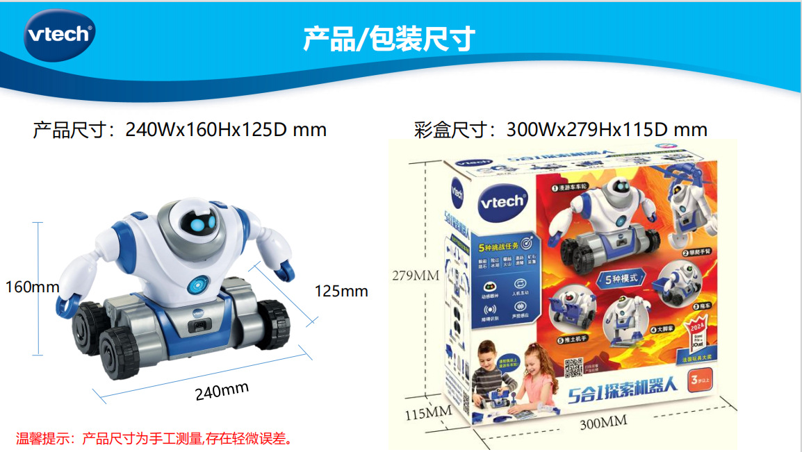 [25.5 신제품] 80-573718*5-in-1 탐사로봇