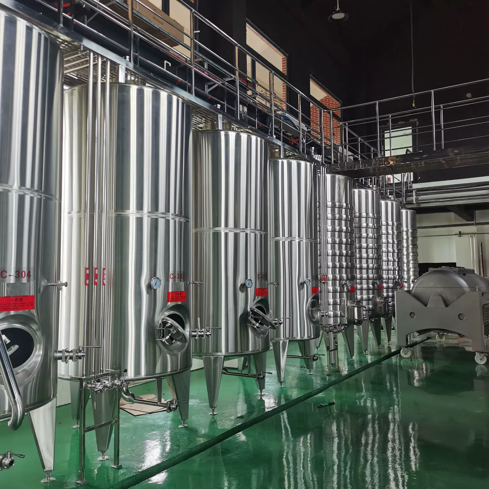 冷冻罐 威士忌发酵罐 树莓酒发酵罐 蓝莓酒设备 草莓酒设备
