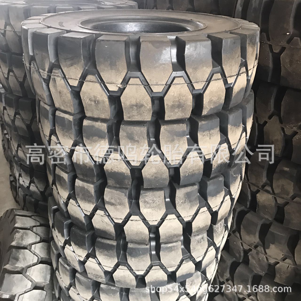 Neumático sólido de la carretilla elevadora del neumático sólido de la ingeniería de las ventas 600-9 700-12 engrosamiento del neumático de la carretilla elevadora del remolque