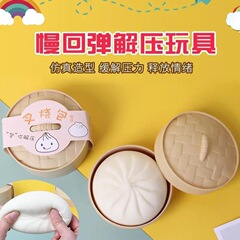 発散と減圧のための模擬大型パン、ゆっくりとしたリバウンド、圧迫感を軽減するおもちゃ、偽の食べ物、クリエイティブなパロディー