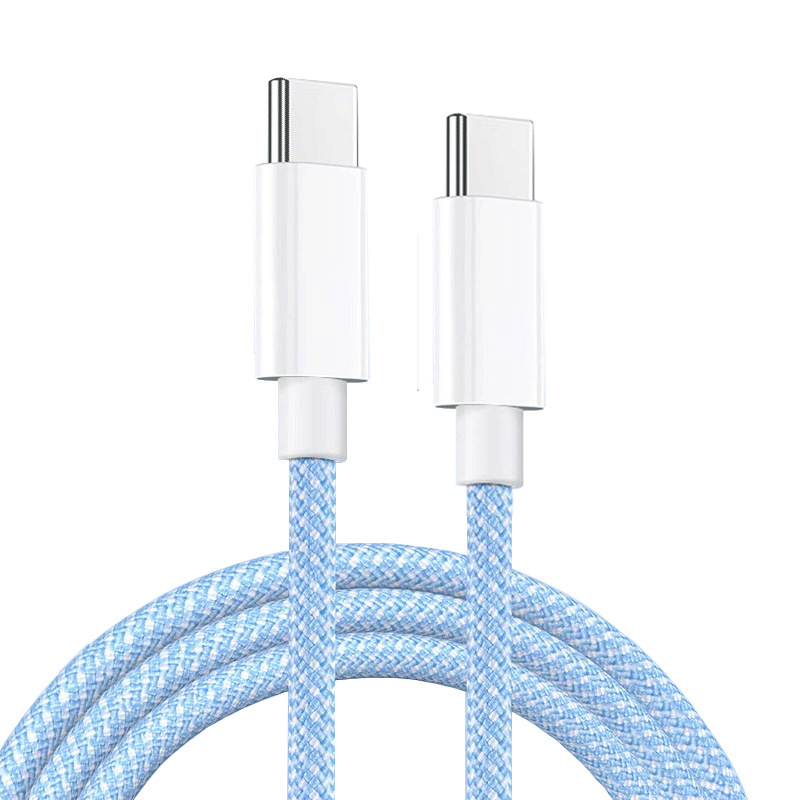 pd30W 高速充電 Apple 14promax 充電ケーブル編組高速充電ケーブル iPhone16 データケーブル デュアル C-C に適しています|undefined
