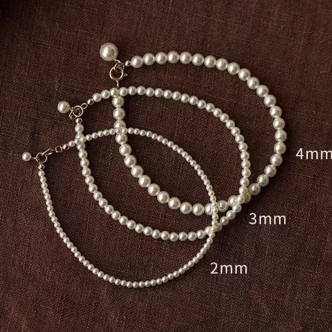 2026 New Model Perfect Round Shijia Pearl Bracelet, Light Luxury with a High-End Feel, 14K Real Gold Niche Design, High-End Jewelry