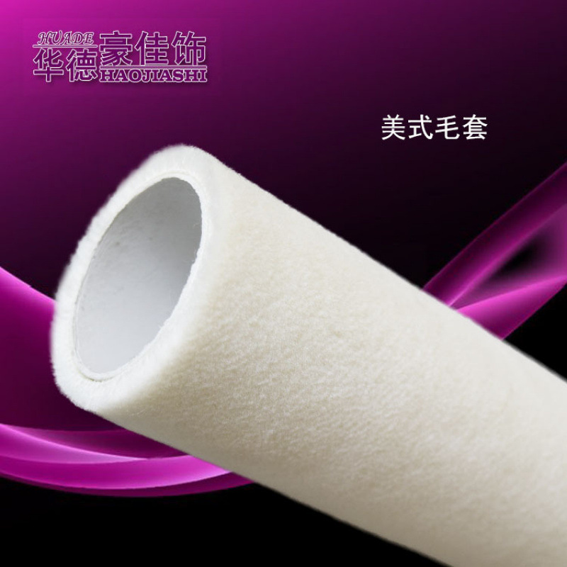 Huade 20 pulgadas 22 cepillos de rodillo de pintura de lana real alargados Cabello corto Cabello fino Cubierta de lana ensanchada Máquina Cepillo de piso Aceite