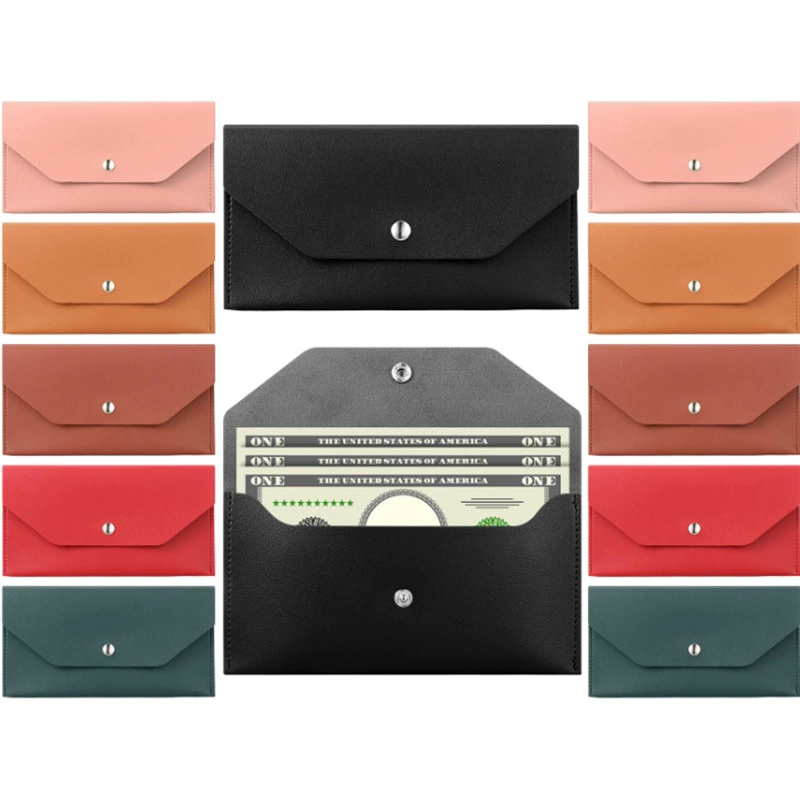 PU кожаный денежный Конверт Кошелек Budget Binder денежный конверт многоразовый водонепроницаемый держатель для карт кошелек