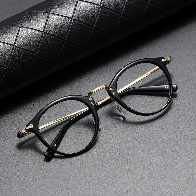 Glasses Framework Female Pure Titanium New Japanese Retro Full Full…