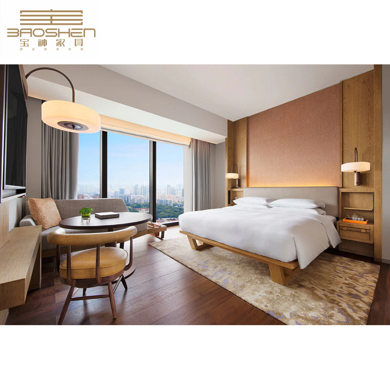Hotel Room Furniture, Ordering Banquet, Living Room Tables and Chairs, Guest Room Bed Combination, Five-Star Bed, Full Set of Double Beds