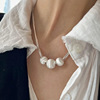 Matte necklace, fashionable chain, 925 sample silver, simple and elegant design, wholesale