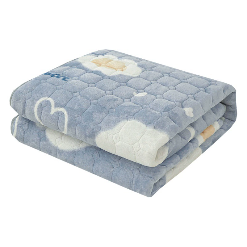 Зимний молочный бархатный матрас мягкая прокладка типа A утолщенный коралловый бархатный коврик для общежития