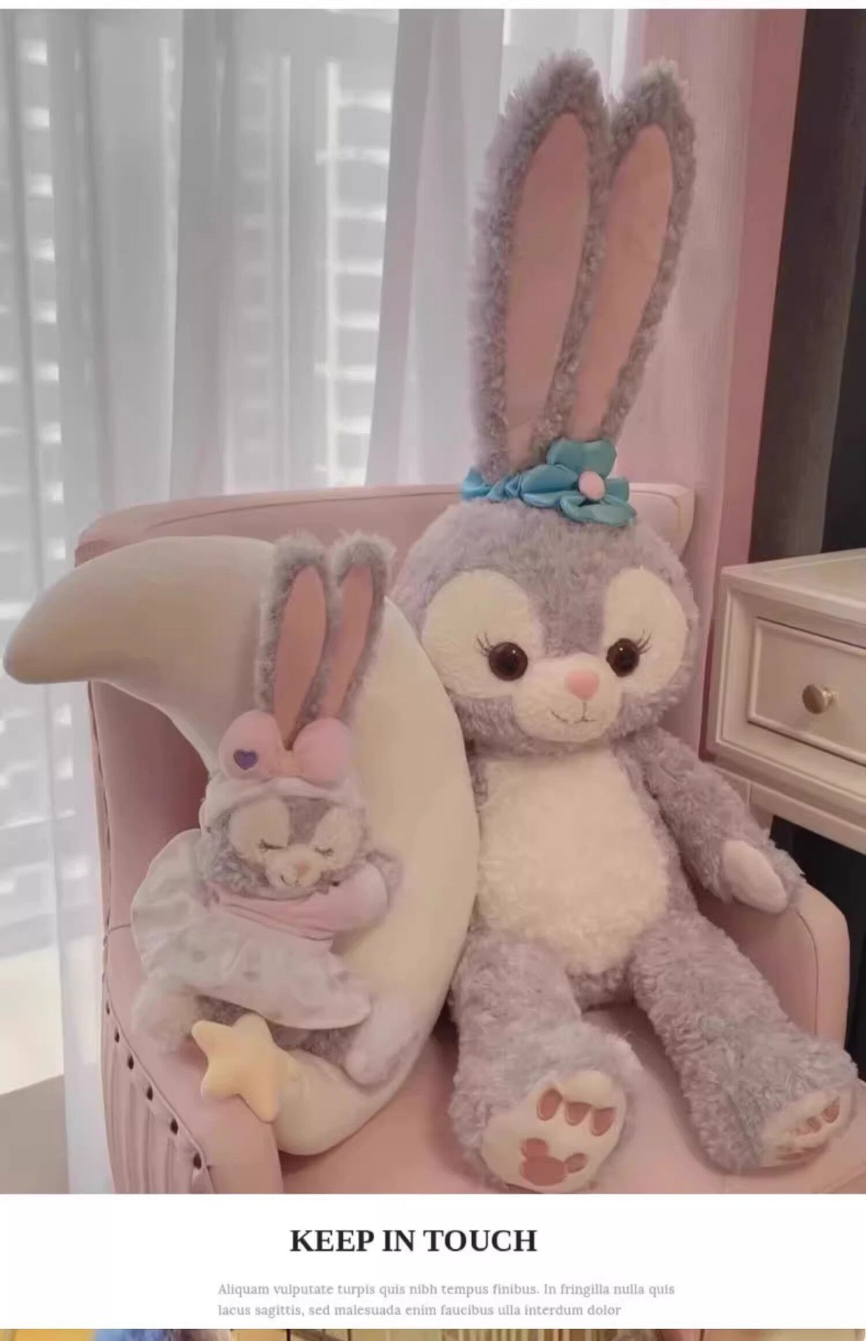 Linabell Doll Stellalou Plush Toy Large Stuffed Toy Doll Pillow Birthday Gift Cross-Border Wholesale