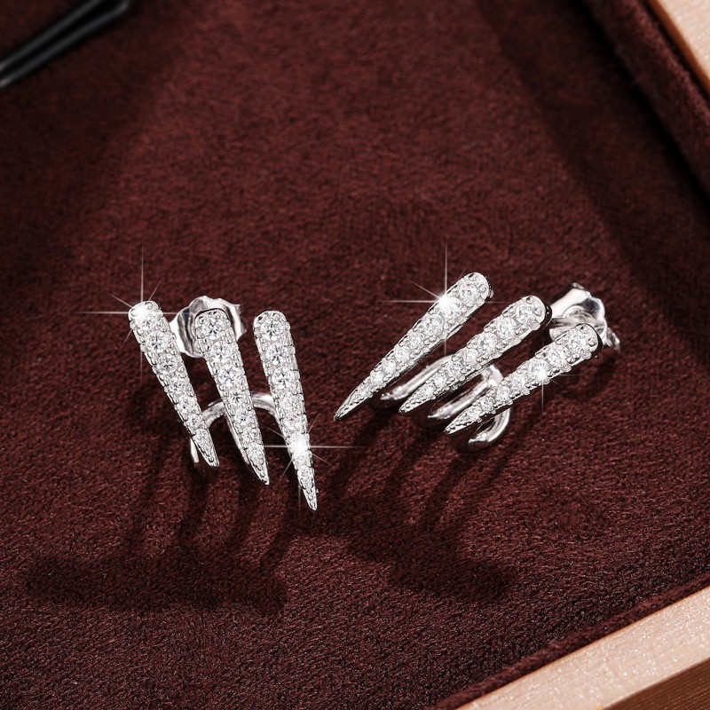 Unique Ear Studs For Women Elegant Minimalist Drop Earrings Autumn_voghion.com