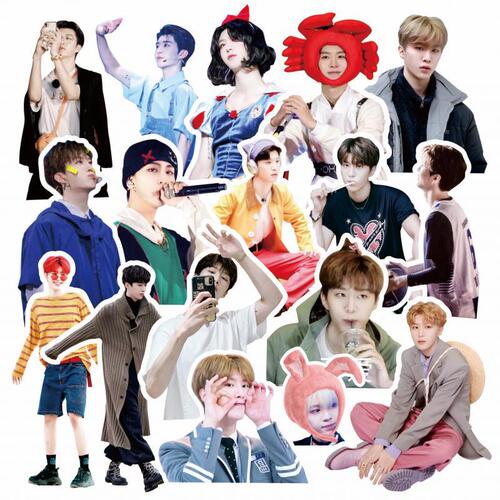Handbook stickers Fan Chengcheng diy celebrity peripheral diary mobile phone computer photo album poster postcard card sticker