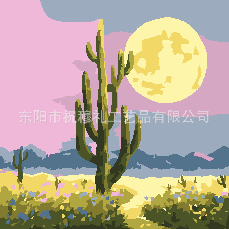 DIY digital pintura al óleo tulipán hecho a mano paisaje color pintura estudiante niños educativos color pintura relleno pintura al por mayor