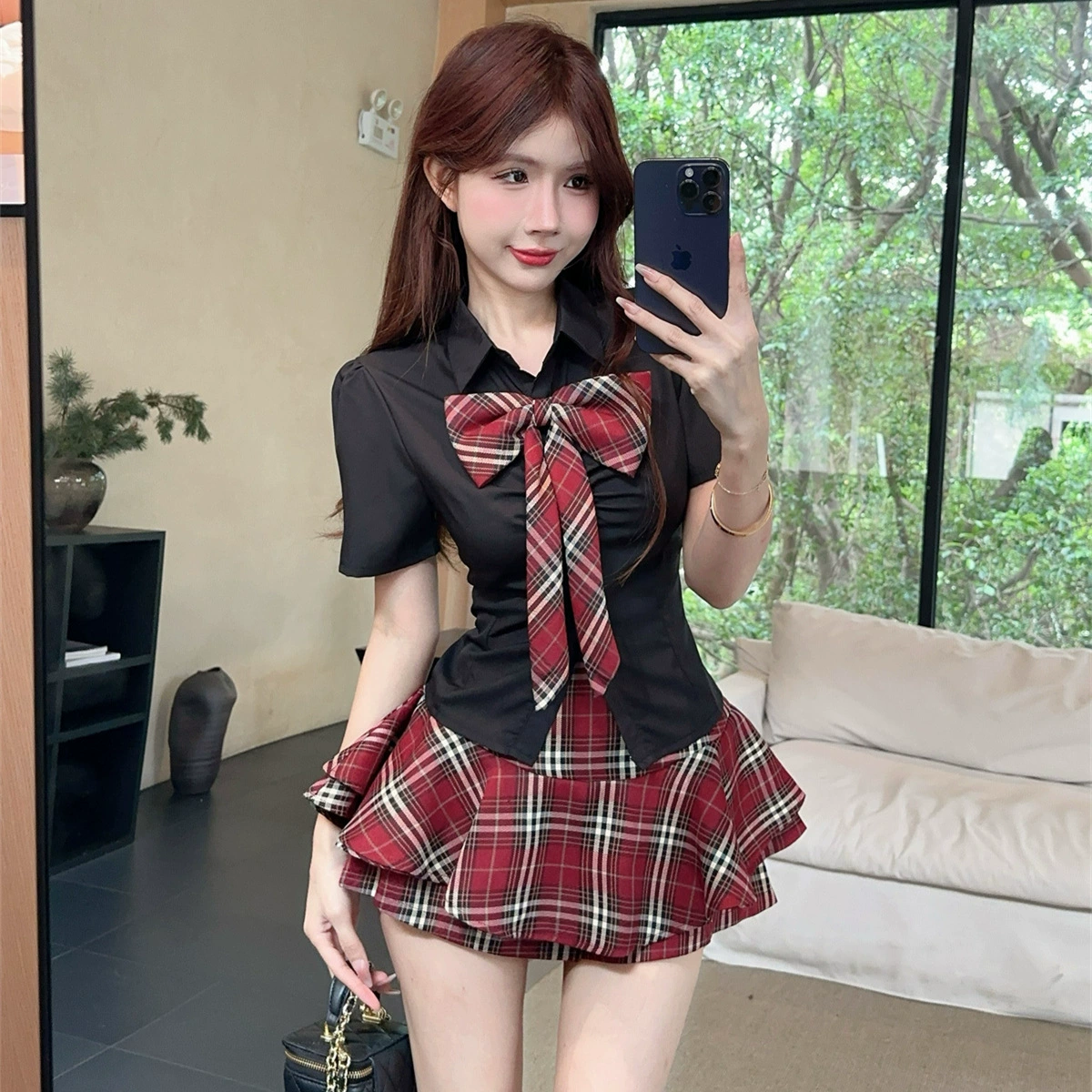 Академия ветра jk униформа набор женский летняя горячая девушка