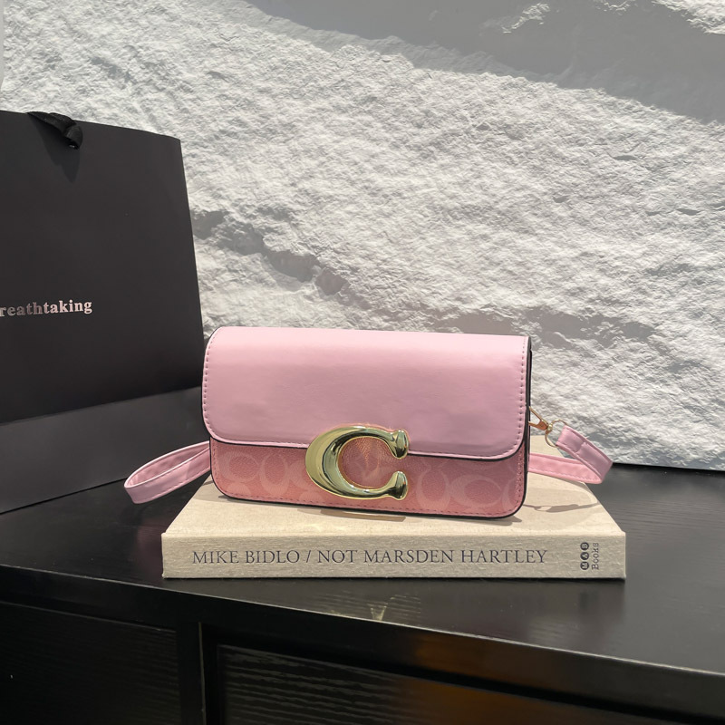 2026 Foreign Trade Printed Small Square Bag with Flap and Chain, Simple and Trendy Shoulder Crossbody Bag, One-Piece Dropshipping