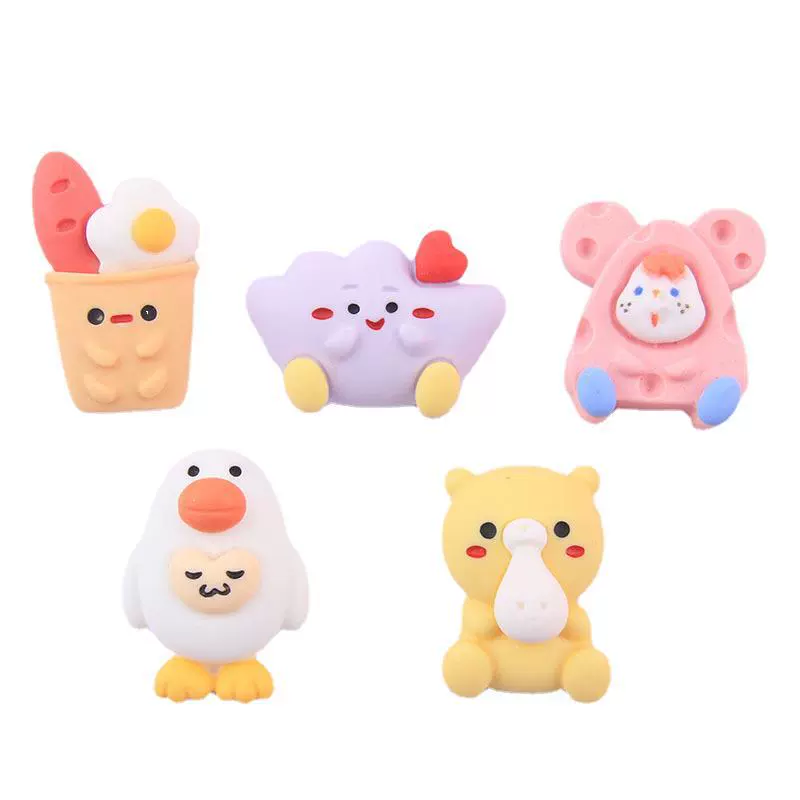 Creative cartoon cream phone case, hair rope, hairpins, accessory, pencil case, DIY