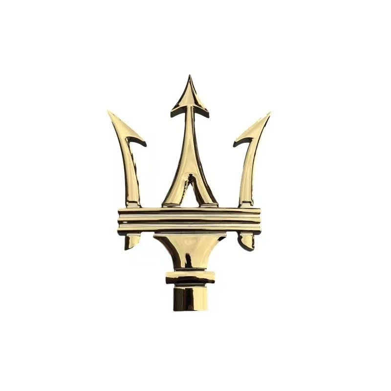 Suitable for Maserati Center Grille Emblem, Quattroporte, Ghibli, Levante Modified Front Emblem, Car Emblem