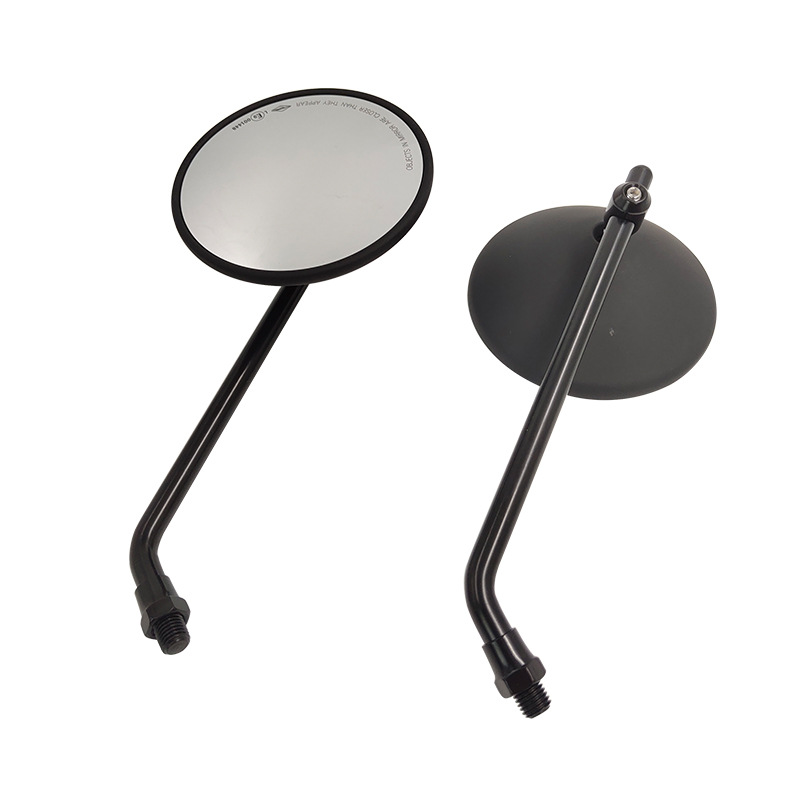 摩托车后视镜幼狮龙嘉V咖奔达250哈雷复古改装反光镜大视野倒车镜