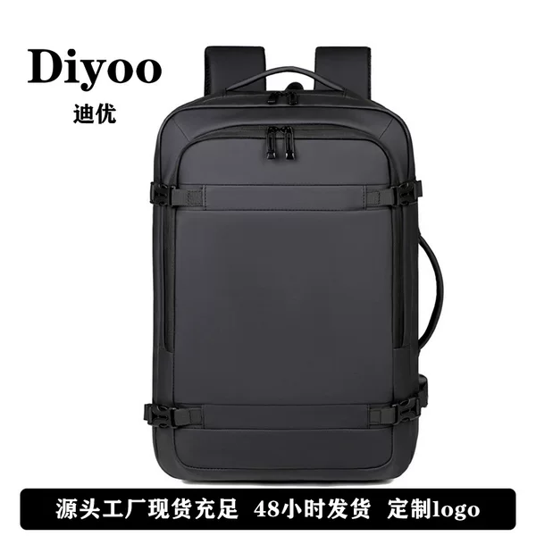 New Business Backpack with USB Waterproof Membrane, Large Capacity Expandable Laptop Bag, Men's Travel Backpack for Business Trips