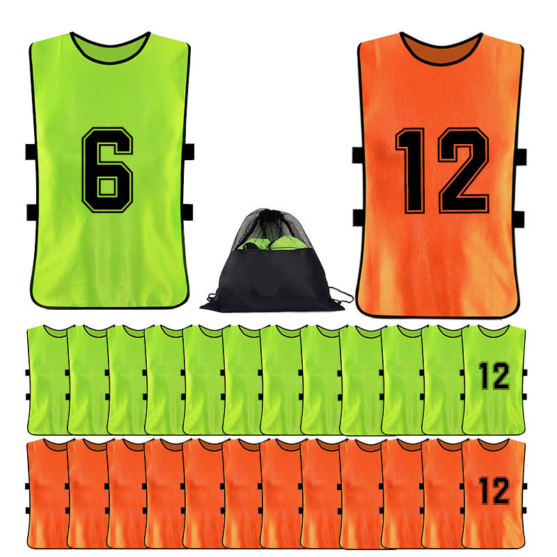 Cross-Border Football Training Vests, Team Building Uniforms, Numbered Jerseys, Competition Team Uniforms, School Running Uniforms, Custom-Made