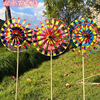 Retro big double-layer windmill toy, plastic decorations, new collection