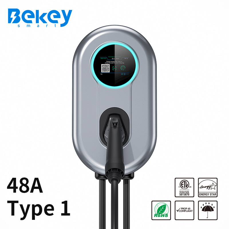 生产充电桩厂家UL ETL EV美标Type1 16A/32A/40A/48A家用交流充电