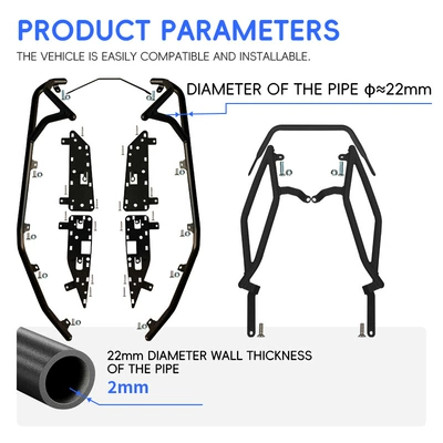tail rack protection modification parts, Motorcycle bumper